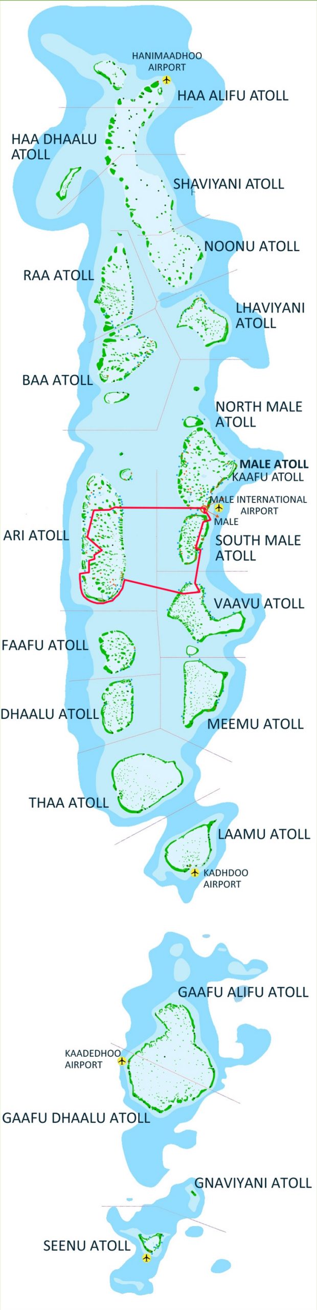Best Of Maldives Map